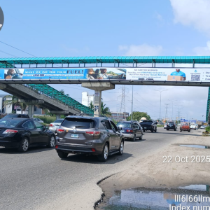 Bridge Panel Billboard Beside Canaan Plaza, Along Lekki-Epe Exp. Lagos
