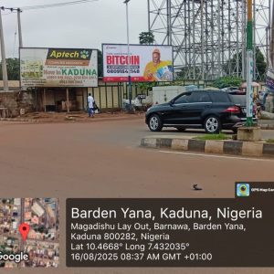 48 Sheet Billboard High cost junction, by GT.bank barnawa, Kaduna State