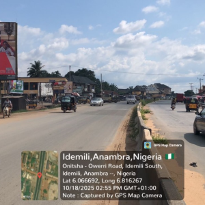 Portrait Billboard Onitsha-Owerri Rd By Oba-Nnewi Junction Anambra Ftt Rojeny, Anambra State