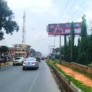 Unipole Billboard Along Onitsha-Awka Road By Guinness Eye Clinic,Onitsha, Anambra