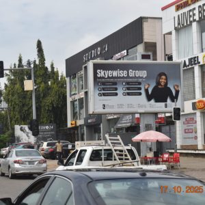 Backlit Billboard Ademola Adetokunbo Crescent by Old Airtel, Abuja