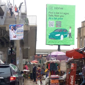 Portrait Billboard Inside Oyingbo Market, FTF/ FTT Costain, Eko Bridge, Lagos