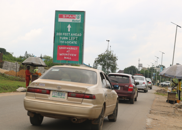 Portrait Billboard Life camp by Stella Maris, Abuja
