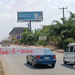 Unipole Billboard New Benin market road before market, Edo State