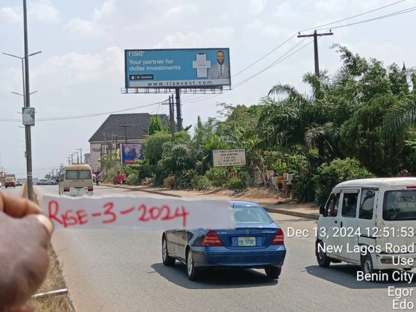 Unipole Billboard New Benin market road before market, Edo State