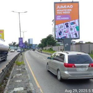 Portrait Billboard Double Face Front -Lit Along Ozumba Road Vi , Lagos .Â