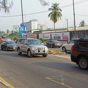 Wall Mount Billboard on Ozumba Mbadiwe Ftt/Ftf law school,Kofo Abayomi/ Walter carrington, Lagos