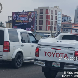 Portrait Billboard By 2nd Roundabout, Marwa Bus-stop, Lekki Phase 1, Lagos