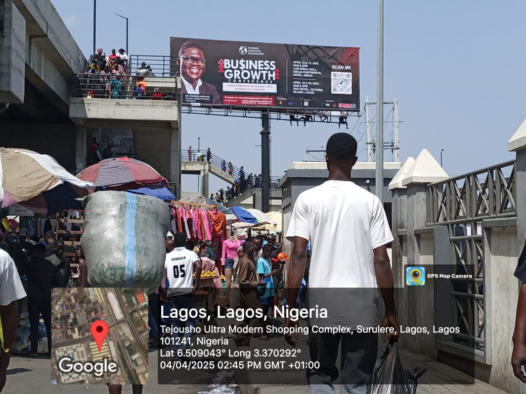 Unipole Billboard Tejuosho, Yaba, Lagos 1 Unipole Billboard Tejuosho, Yaba, Lagos