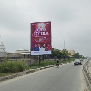 Portrait Billboard In  New road by Jameshope University , Lekki, Lagos