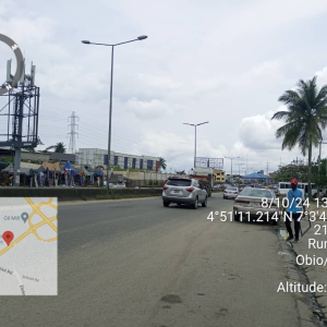 Portrait Billboard Aba Road By Elelenbo Rd Juction, Port Harcourt, Rivers State