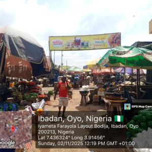 Mini Eyecatcher Billboard Market Arcade at Bodija market, osun state