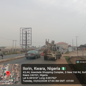 Portrait Billboard Along Irewolede Shopping Complex Ilorin, by New Yidi Road Ilorin, Kwara state