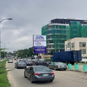 Portrait Billboard Along Aminu Kano Way  By TCN, Abuja.