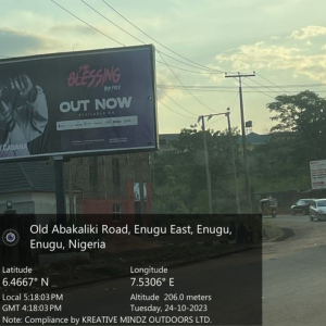 48 Sheet Billboard Old Airport Road, Enugu State