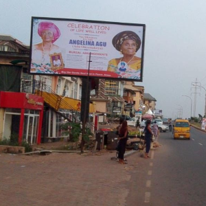48 Sheets Billboard 81 Chime Avenue, New Haven, Enugu State