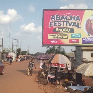 48 Sheets Billboard Nowas Trans-Ekulu Opposite Roban Stores, Enugu State