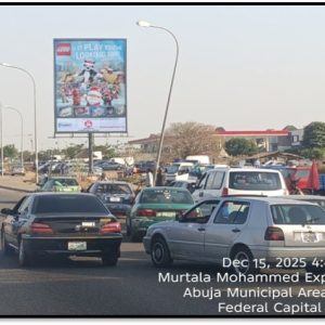 Portrait Billboard Along Muritala Mohammed Expressway, Dutse,Ftf Kubwa, Abuja.