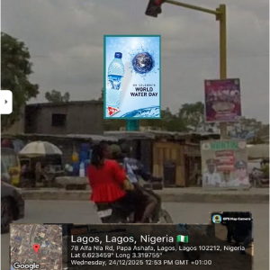 Portrait Billboard Alfa Nla Road, by Ministry of Works Compound, Old Ipaja Road, Lagos