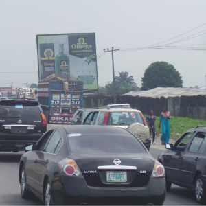 Portrait Billboard East-West by Bori Camp Army Barracks Port Harcourt, Rivers State