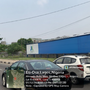 Wall Panel Billboard Along Ahmadu Bello way,Victoria Island, Lagos