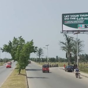 Outdoor Billboards advertising agency in Lagos Nigeria - DSTV- BRT Branding and Digital Marketing 57 Unipole Billboard Along Federal secretariat, Abak road, Uyo.