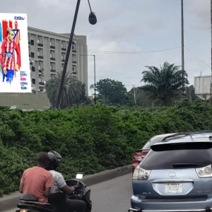 Walldrape Billboard at Ijora Olopa Road by Water Corporation , Lagos
