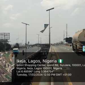Lamppoles Admiralty Alaka-Iponrin Bridge Towards Eko Bridge, Lagos