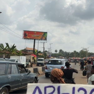 Unipole Billboard Owerri Mbaise-Owerri Road by Afor Enyiogugu Market Owerri, Imo State