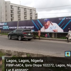 Wall Panel Billboard at Ijora Olopa Road by Water Corporation , Lagos