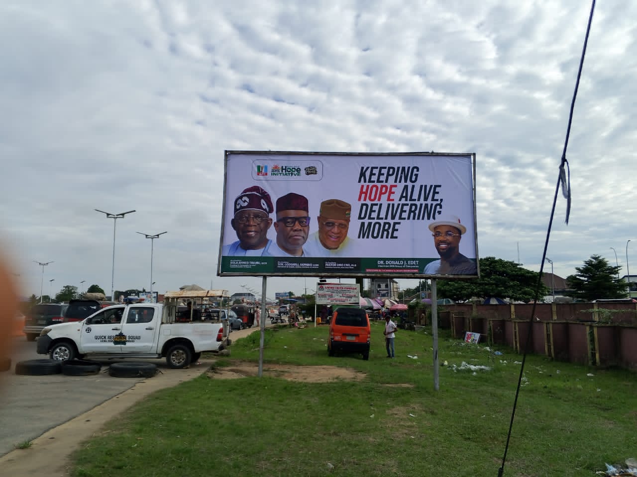 48-sheet Billboard in Nung Okuk junction by water fountain Ibesikpo, Awka Ibom 1 48-sheet Billboard in Nung Okuk junction by water fountain Ibesikpo, Awka Ibom