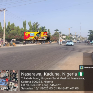 Large Format Billboard Rabah Road Ftt African Continental Hotel, Kaduna State