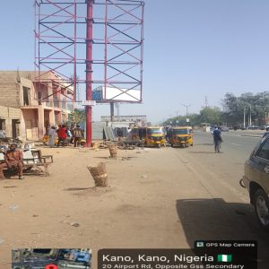 Portrait Billboard Murtala Mohd way off France road, Kano