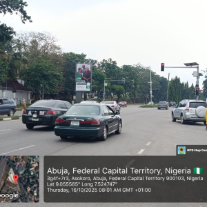 Portrait Billboard Maitama Asokoro Way By Queen Idia Street Junction, Abuja