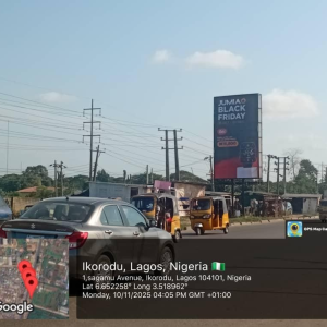 Portrait Billboard Odogunyan-Ikorodu Road By Laspotech 2nd Gate, Lagos
