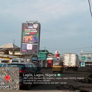 Portrait Billboard Surulere Street Along Dopemu Roaf Ftf Ikeja Along, Mangoro, Lagos