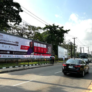 Wallmount Billboard Oba Akinjobi Road, Opposite Police College, Lagos