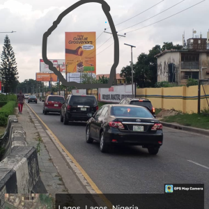 Portrait Billboard MBA way by Afri-global medical center ,ikeja, Lagos.