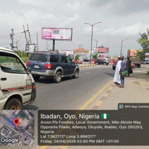 Unipole Along Ring road by Liberty Stadium FTF Shoprite, ibadan