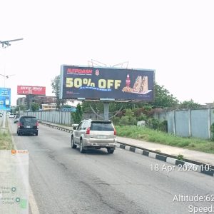 Mega Billboard Airport Road By NAF Maintenance Base Stop FTT MM2 , Lagos