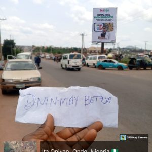 Portrait Billboard Obele/Roadblock Junction, Oba Adesida Road,Akure