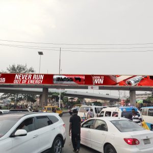 Bridge Panel Billboard Obalende by NNPC station Traffic going to Obalende, 3rd Mainland bridge, Ikoyi, Lagos.jpg
