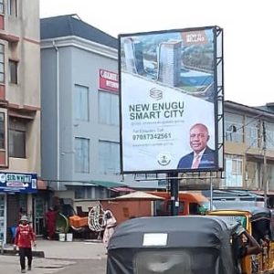 Portrait Billboard Along alaba International Market By Ojo , Lagos