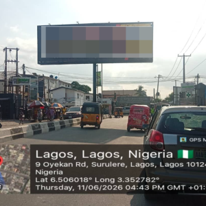 Outdoor Billboards advertising agency in Lagos Nigeria - DSTV- BRT Branding and Digital Marketing 57 Eyecatcher Billboard Akerele Street, Surulere, Lagos