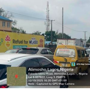 Wall panel Billboard Along Egbeda Idimu Road by Moshalashi, Lagos 