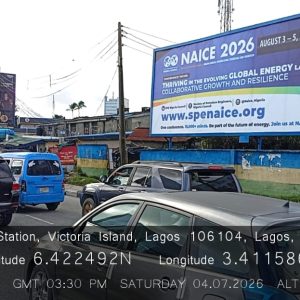 Wall panel Mrs Filling Station, Bar Beach Police Station, Ahmadu Bello, lagos