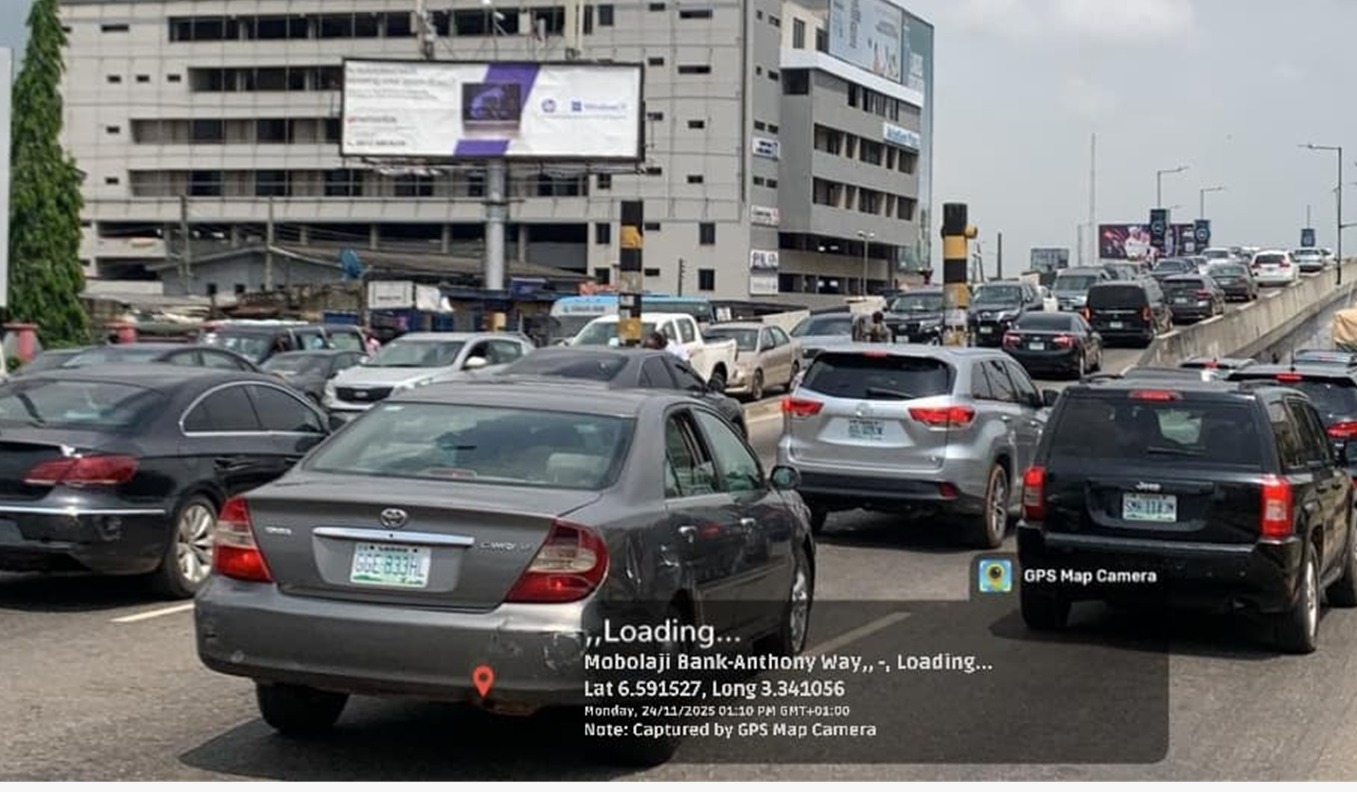 Unipole Billboard Along Mobolaji bank Anthony way by Aviation Plaza, Lagos .