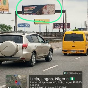 Gantry Billboard On top of Local Airport bridge Ikeja FTF MM2 ,lagos