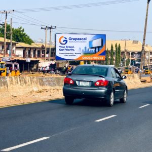 Backlit Billboard Abuja-Keffi Expressway By Plaza, One-Man Village Abuja