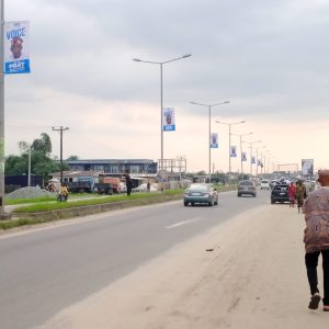 Lamppoles Billboard Along Along Old GRA, PH River State